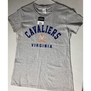 NEW Virginia Cavaliers V Neck T Shirt Gray Women’s Size Medium NCAA